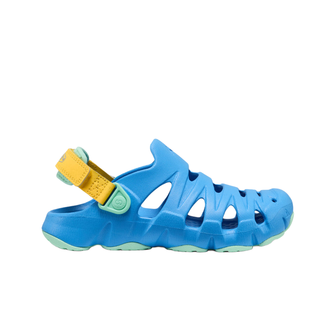 1031942 (Kids) Keen Hyperflt Clog Azure Blue Daffodil