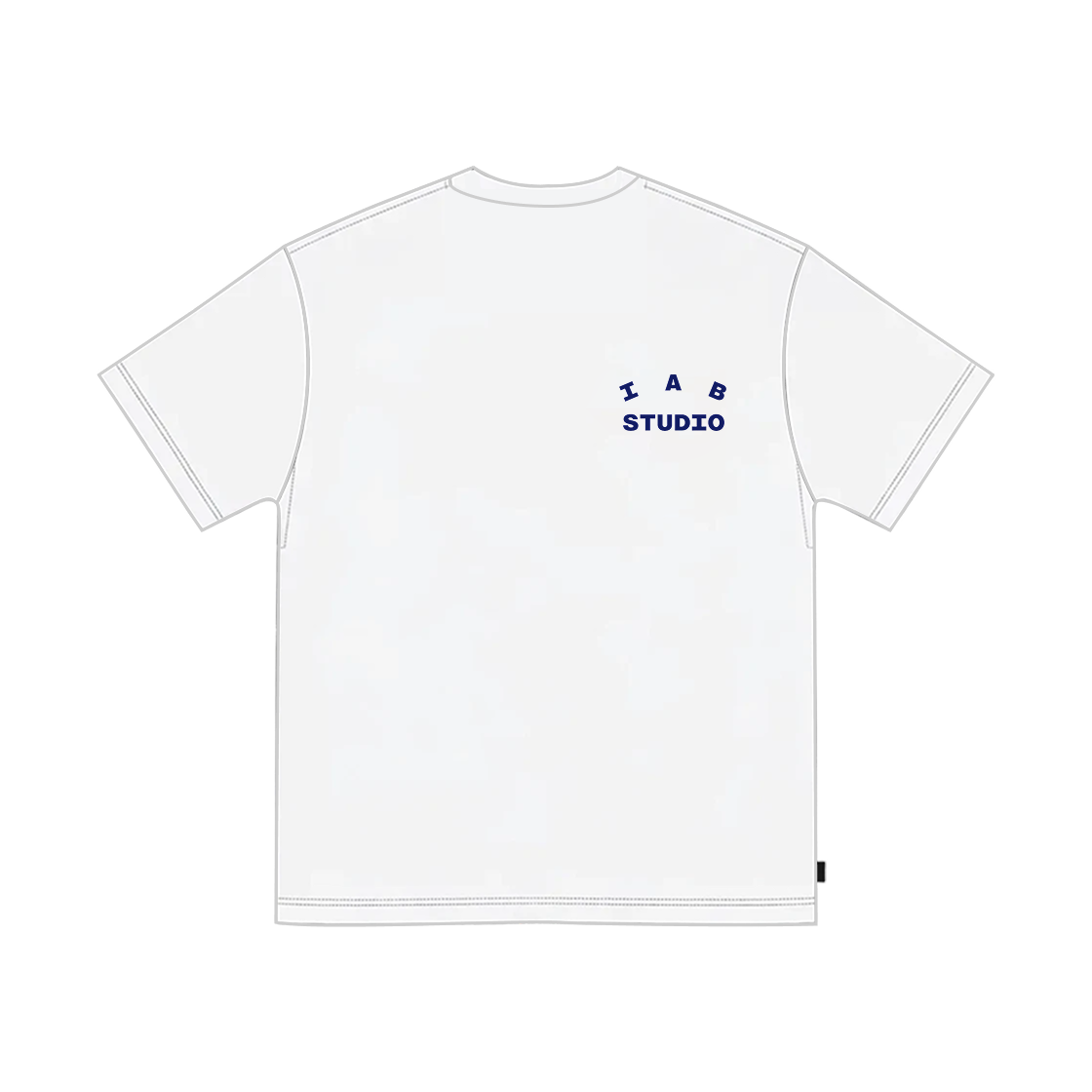 아이앱 스튜디오 조크 티셔츠 화이트 네이비 - 도산 스토어 한정(IAB Studio Joke T-Shirt White Navy - Dosan Store Exclusive) - 2