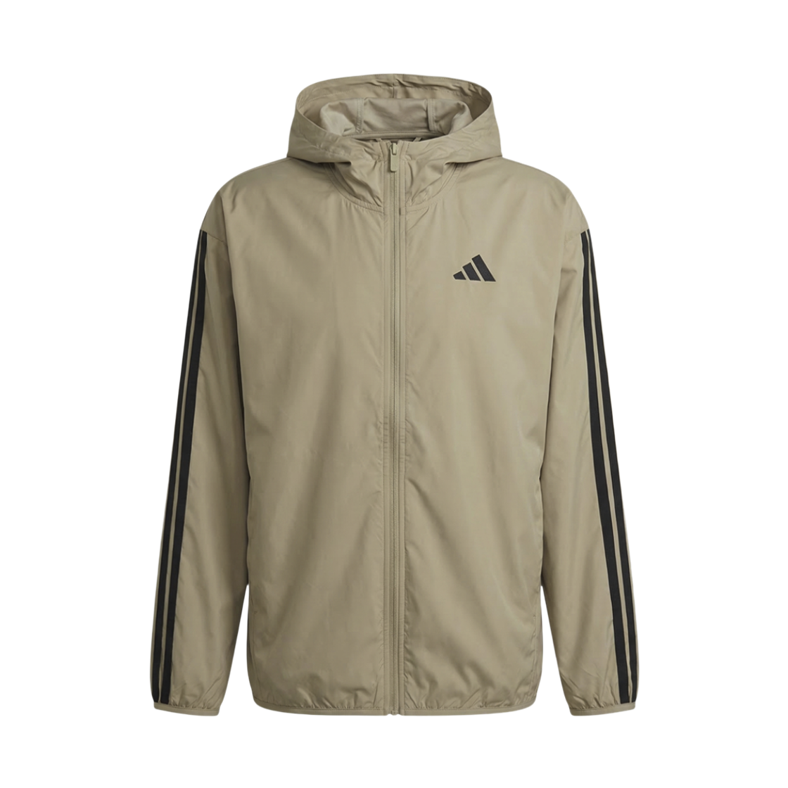 KC0899 Adidas Essentials 3-Stripes Windbreaker Wonder Cargo Black - KR Sizing
