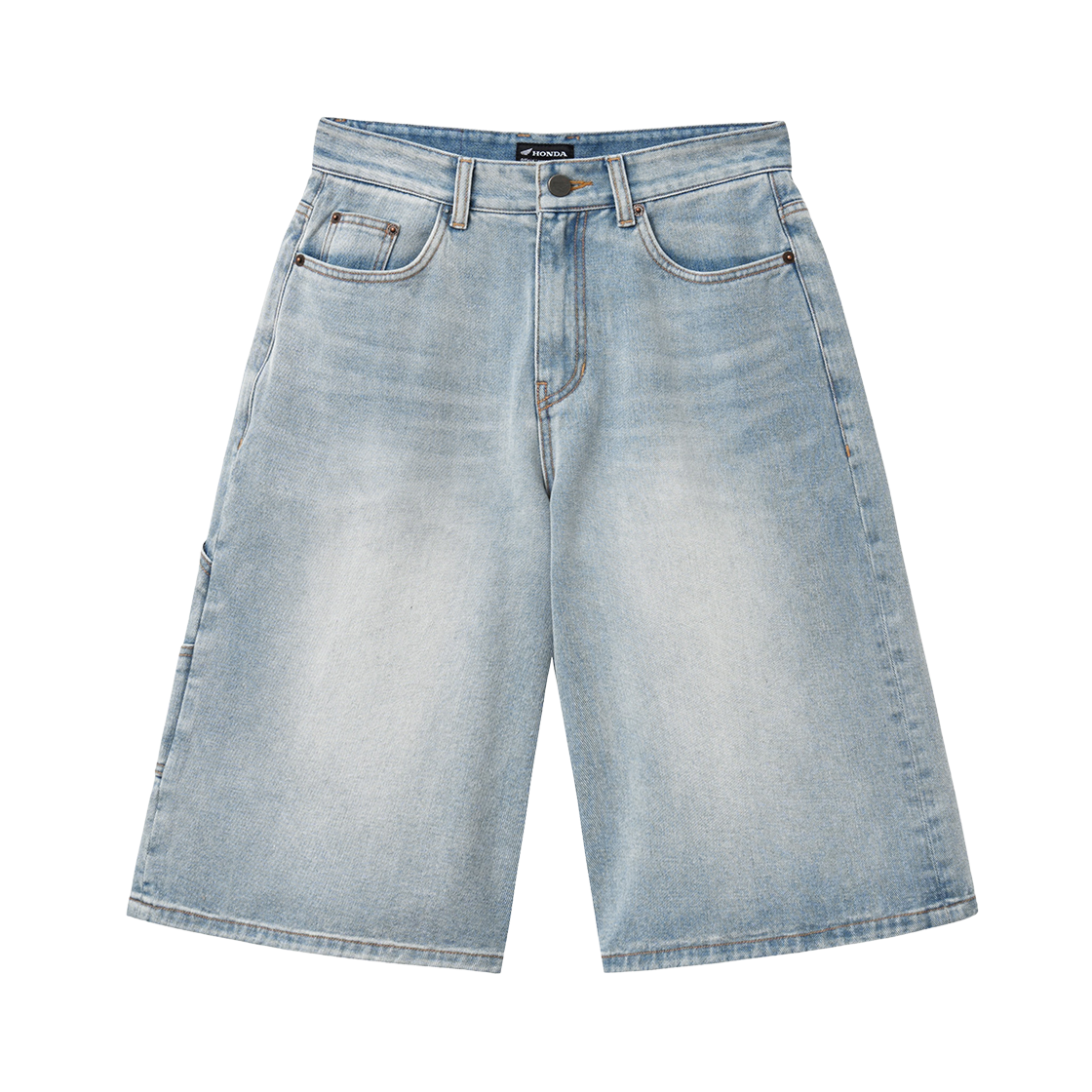 [KREAM 단독] [예약 배송] 혼다 윙 로고 버뮤다 팬츠 빈티지 블루([KREAM 단독] [예약 배송] Honda Wing Logo Bermuda Pants Vintage Blue)