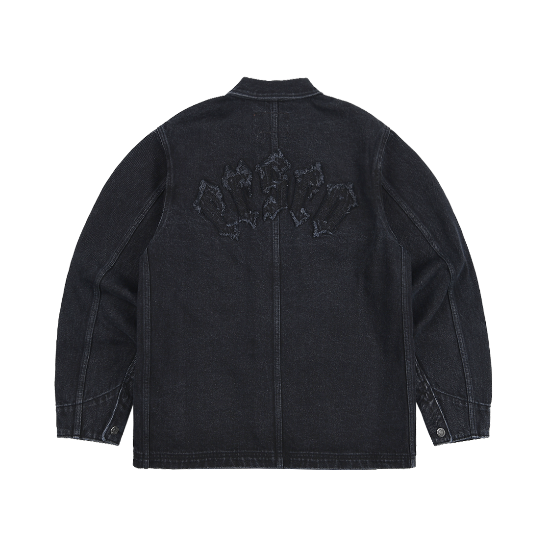 이알에스코 데님 초어 자켓 블랙(ersco Denim Chore Jacket Black) - 2