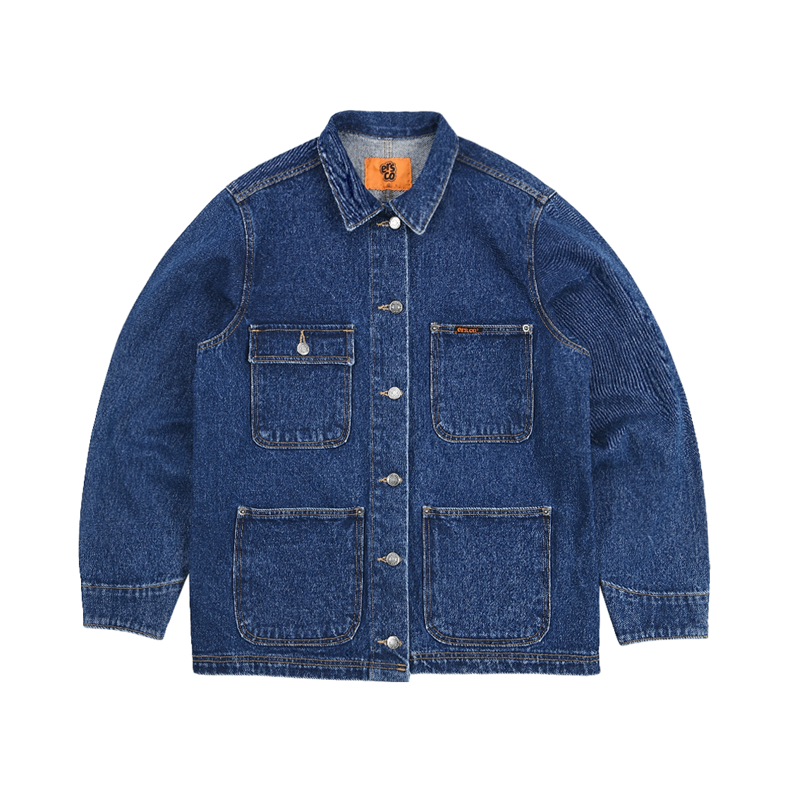 이알에스코 데님 초어 자켓 블루(ersco Denim Chore Jacket Blue)