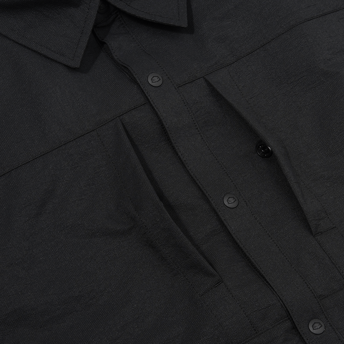 제로그램 에어프레쉬 포켓 반팔 셔츠 블랙(ZEROGRAM Airfresh Pocket Half Shirts Black) - 3