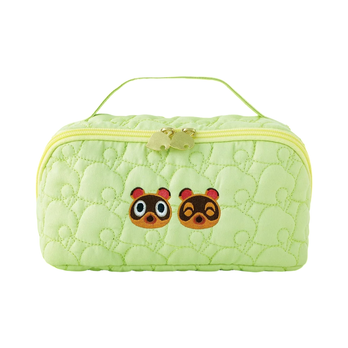 닌텐도 동물의 숲 x 패밀리 마트 라지 퀼팅 파우치 백(Nintendo Animal Crossing x Family Mart Large Quilting Pouch Bag)