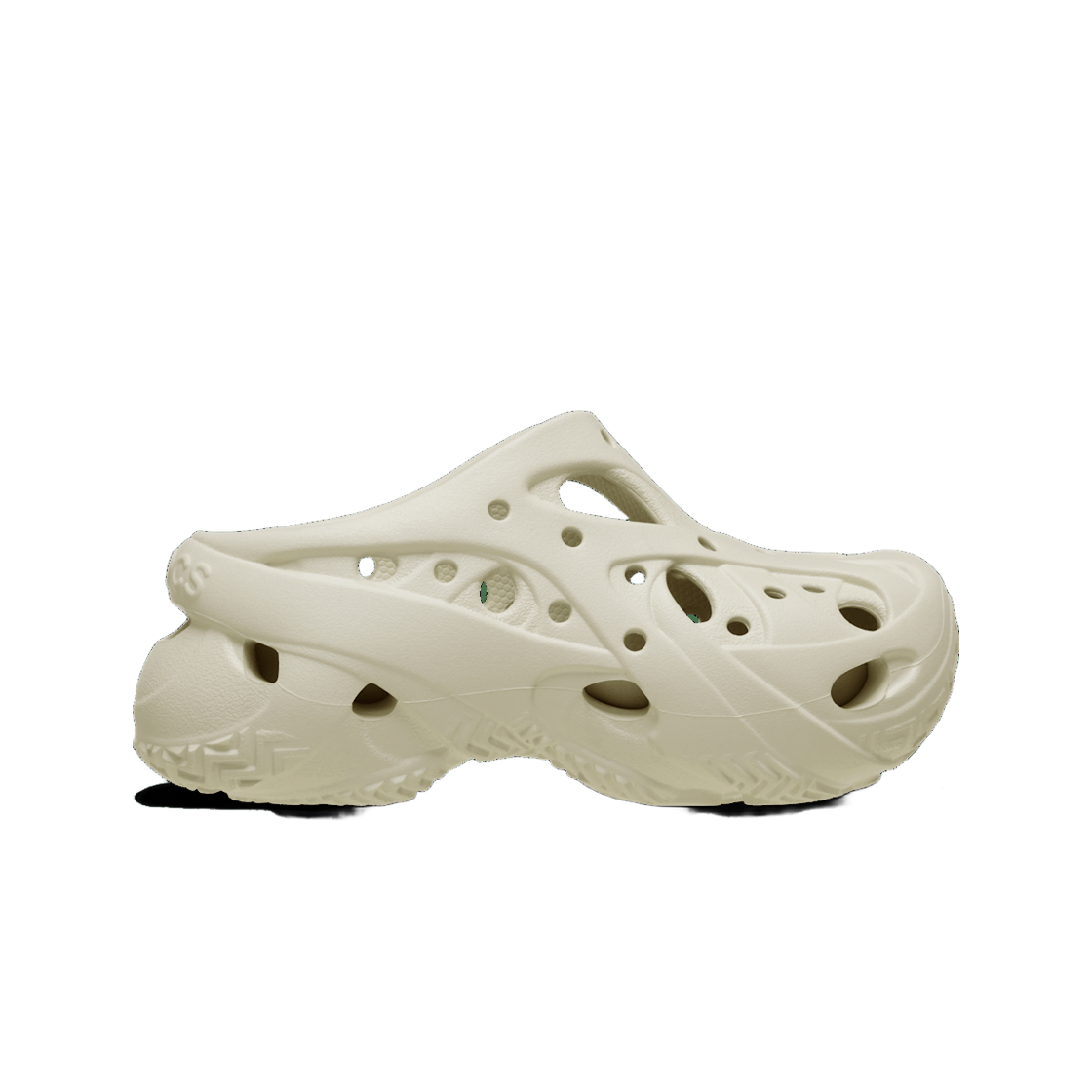211141-2MD (W) Crocs Caged Clog Summit White