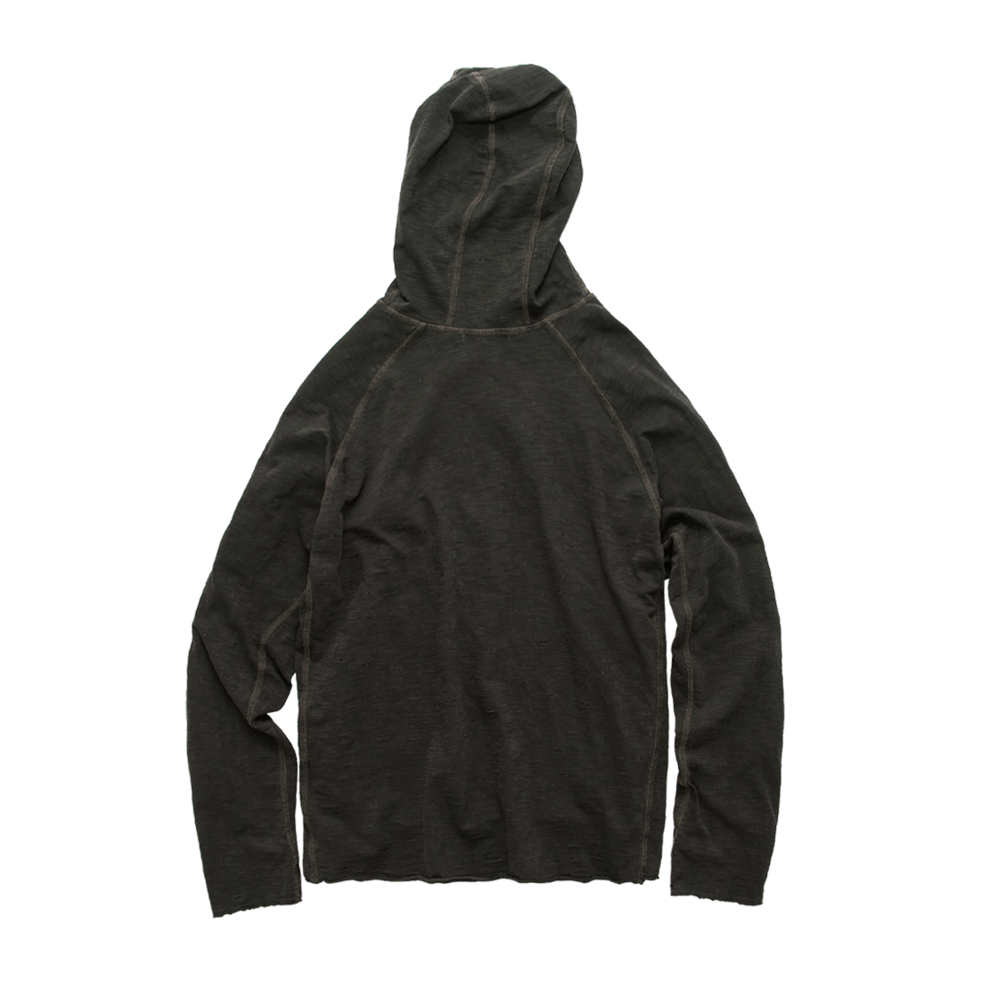 폴리테루 휴먼인덱스 휴먼 터틀 넥 후디 차콜 브라운(Polyteru Human Index Human Turtle Neck Hoodie Charcoal Brown) - 2