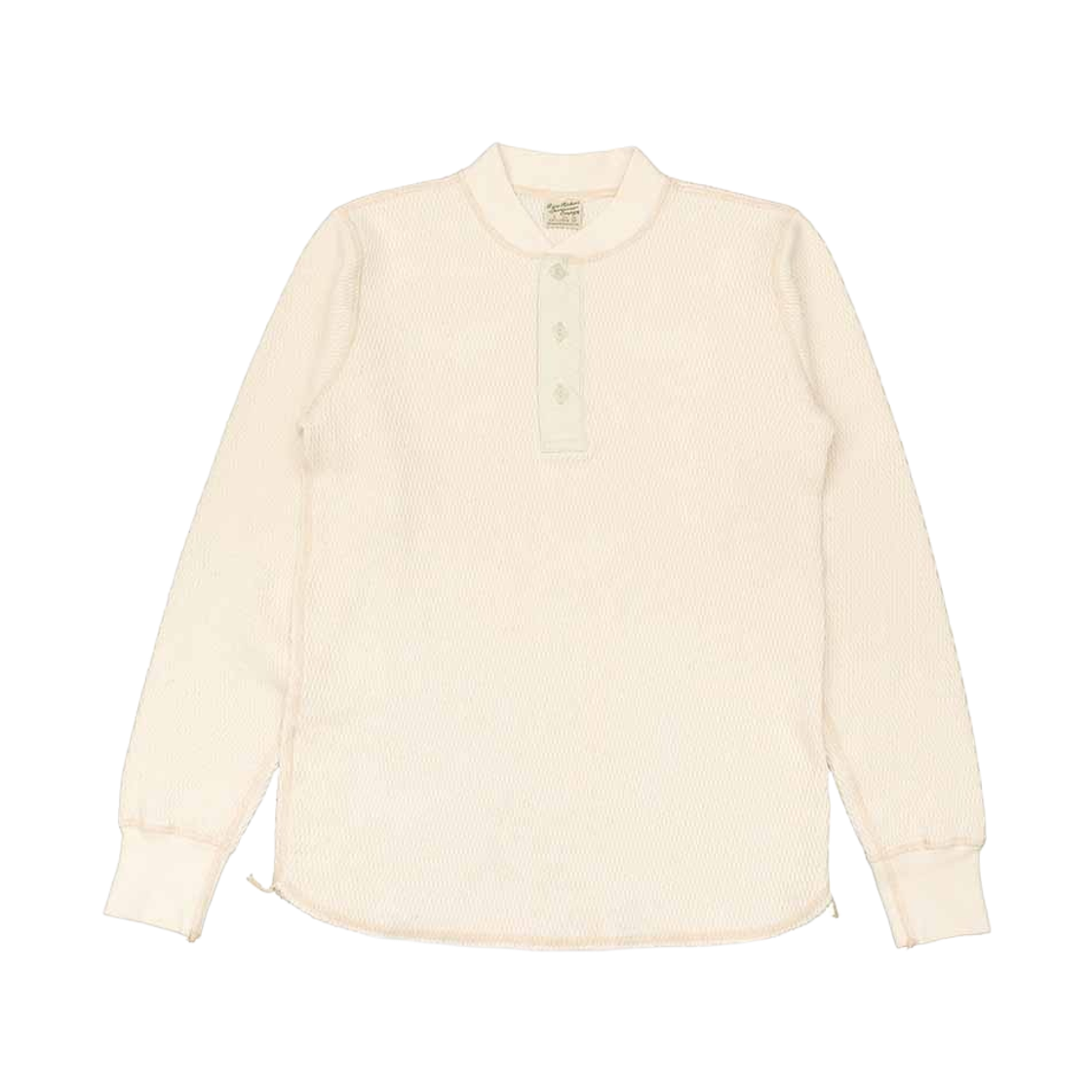 버즈 릭슨 써멀 헨리넥 티셔츠 내츄럴(Buzz Rickson's Thermal Henley Neck T-Shirt Natural)