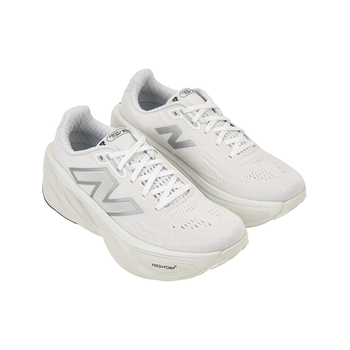 뉴발란스 프레쉬 폼 X 모어 v5 화이트 리플렉션 - 2E 와이드(New Balance Fresh Foam X More v5 White Reflection - 2E Wide) - 4