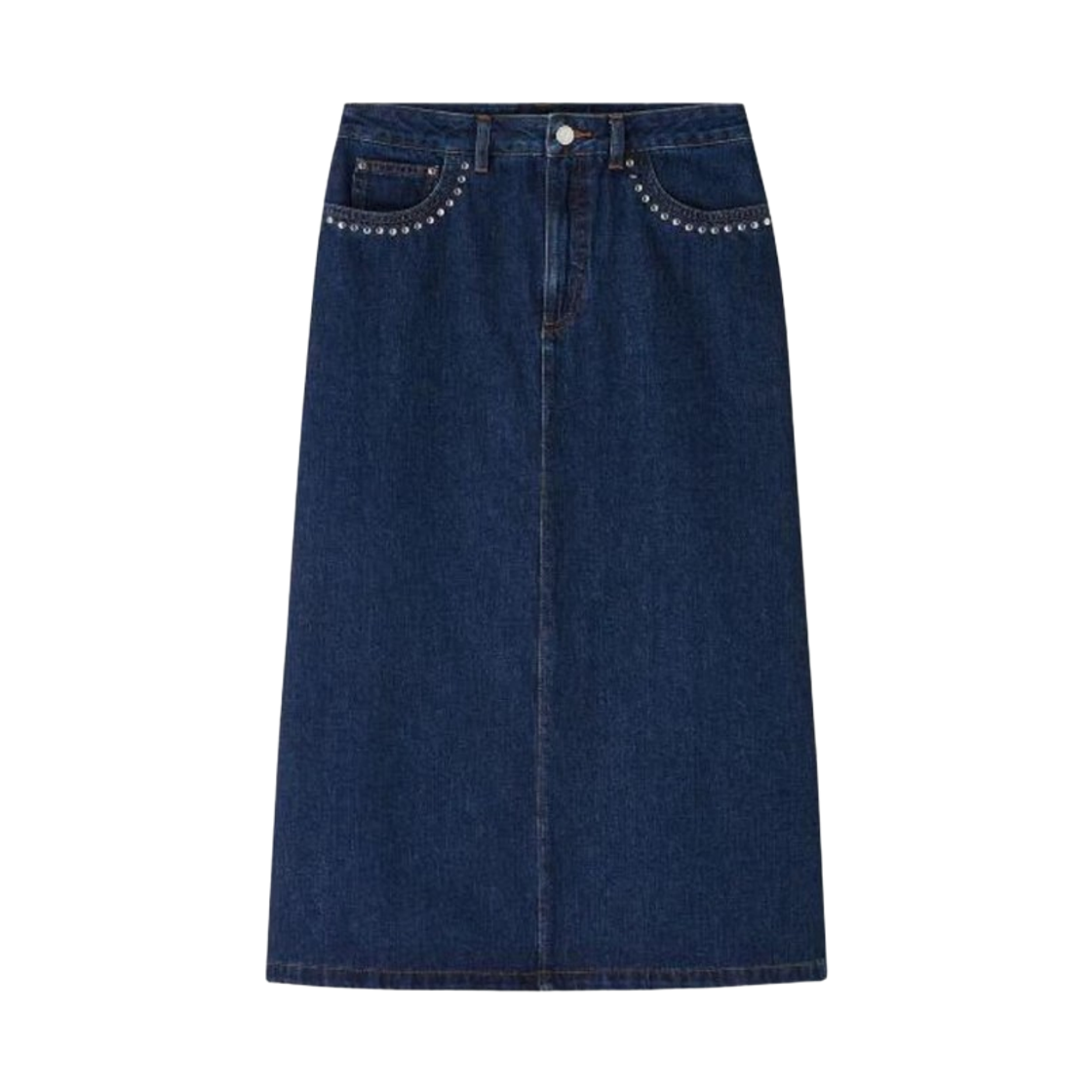 (W) 아페쎄 레드우드 롱 데님 스커트 인디고((W) A.P.C. Redwood Long Denim Skirt Indigo)