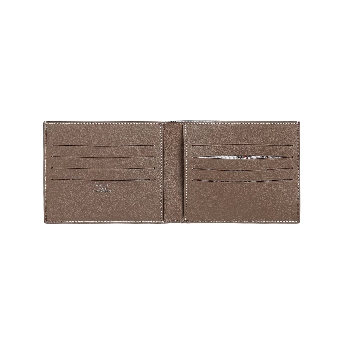 에르메스 시티즌 트윌 컴팩트 카드 홀더 에버컬러 & 에뚜쁘 그리 플래틴 그리 팬틴(Hermes Citizen Twill Compact Card Holder Evercolor & Etoupe Gris Platine Gris Pantin) - 2