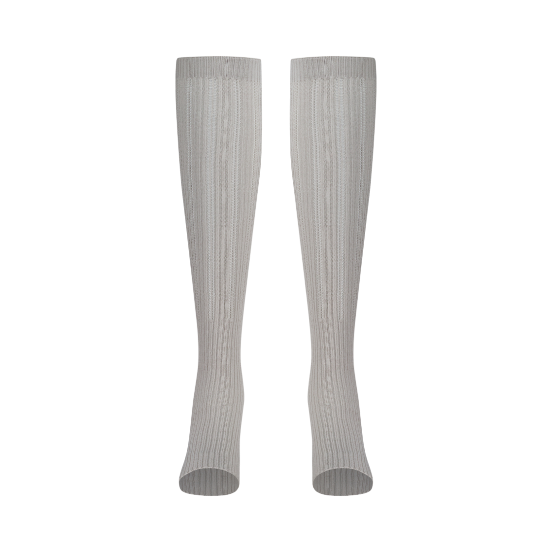 쥬키프 자외선 차단 레이스 삭스 라이트 그레이(Juukiff Sun Protecting Ankle Socks In Mixed Cotton Light Grey) - 2