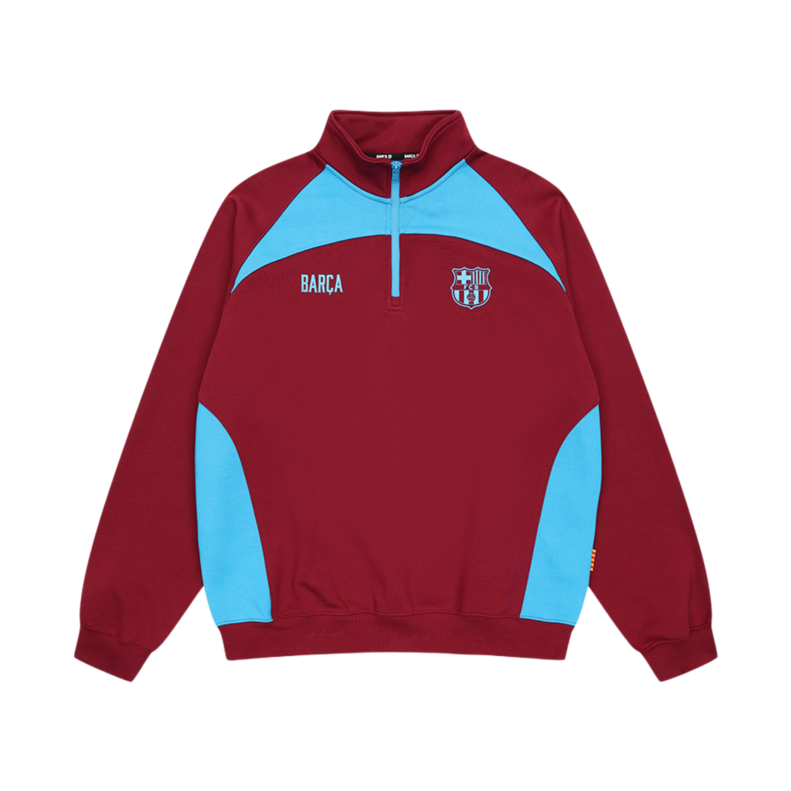 FC 바르셀로나 레전드 하프넥 집업 퍼플(FC BARCELONA Legend Half-Zip Purple) - 1