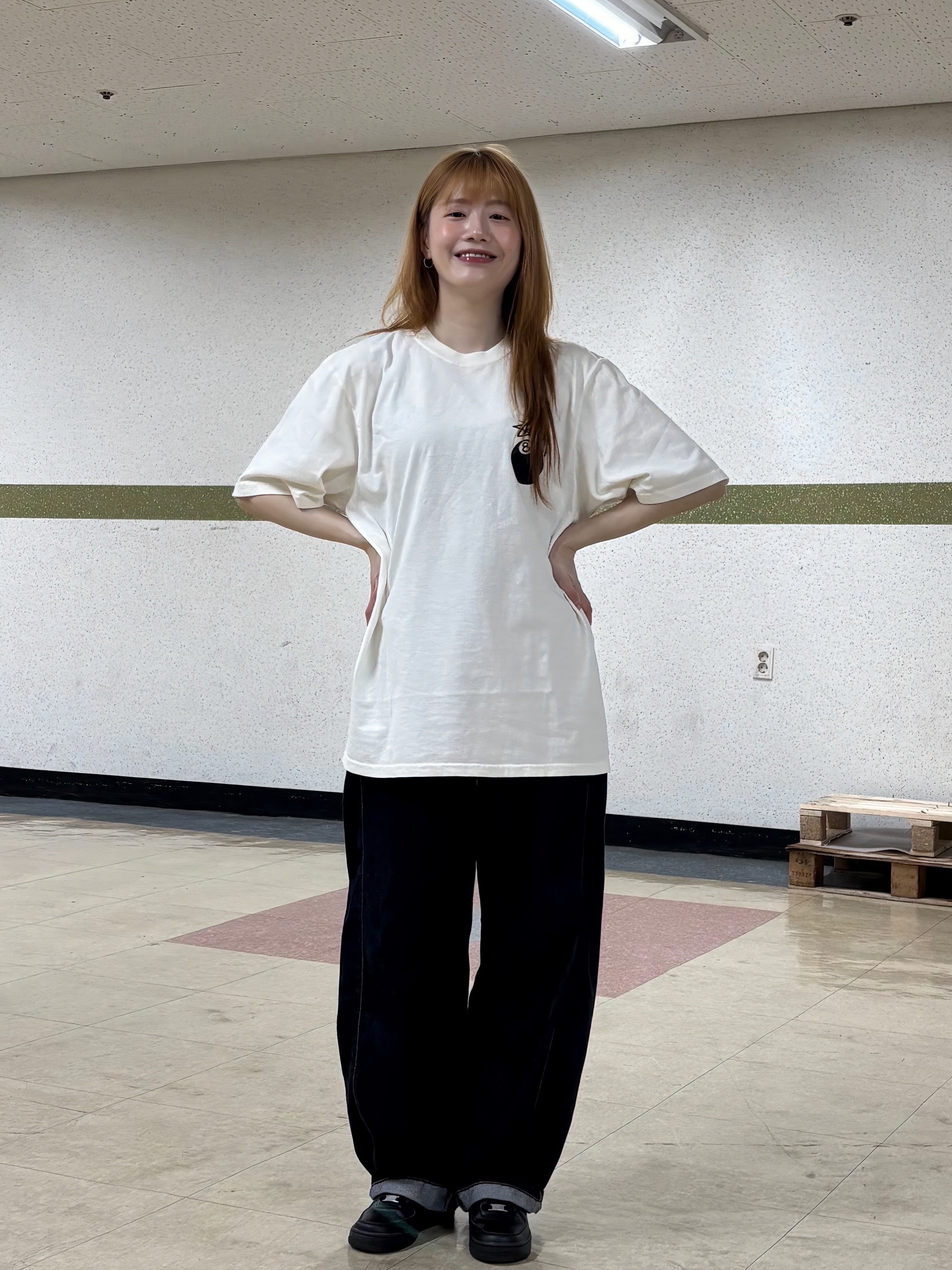 Stussy 8 Ball Pigment Dyed T-Shirt Natural, (W) Nike Air Force 1 '07 Low Triple Black 착용 스타일 - 7