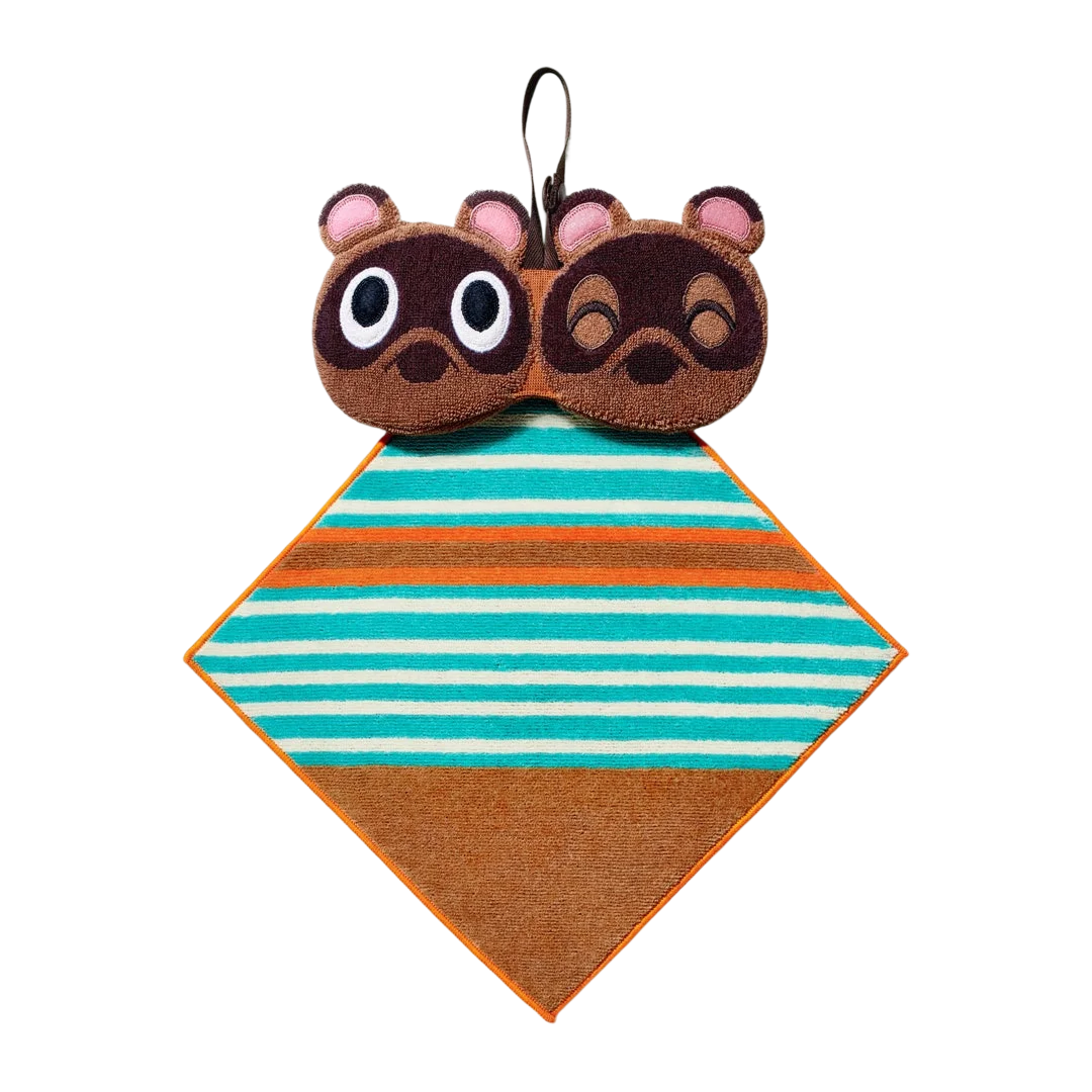 닌텐도 동물의 숲 x 패밀리 마트 너굴 타월 파우치(Nintendo Animal Crossing x Family Mart Tom Nook Towel-in-Pouch)