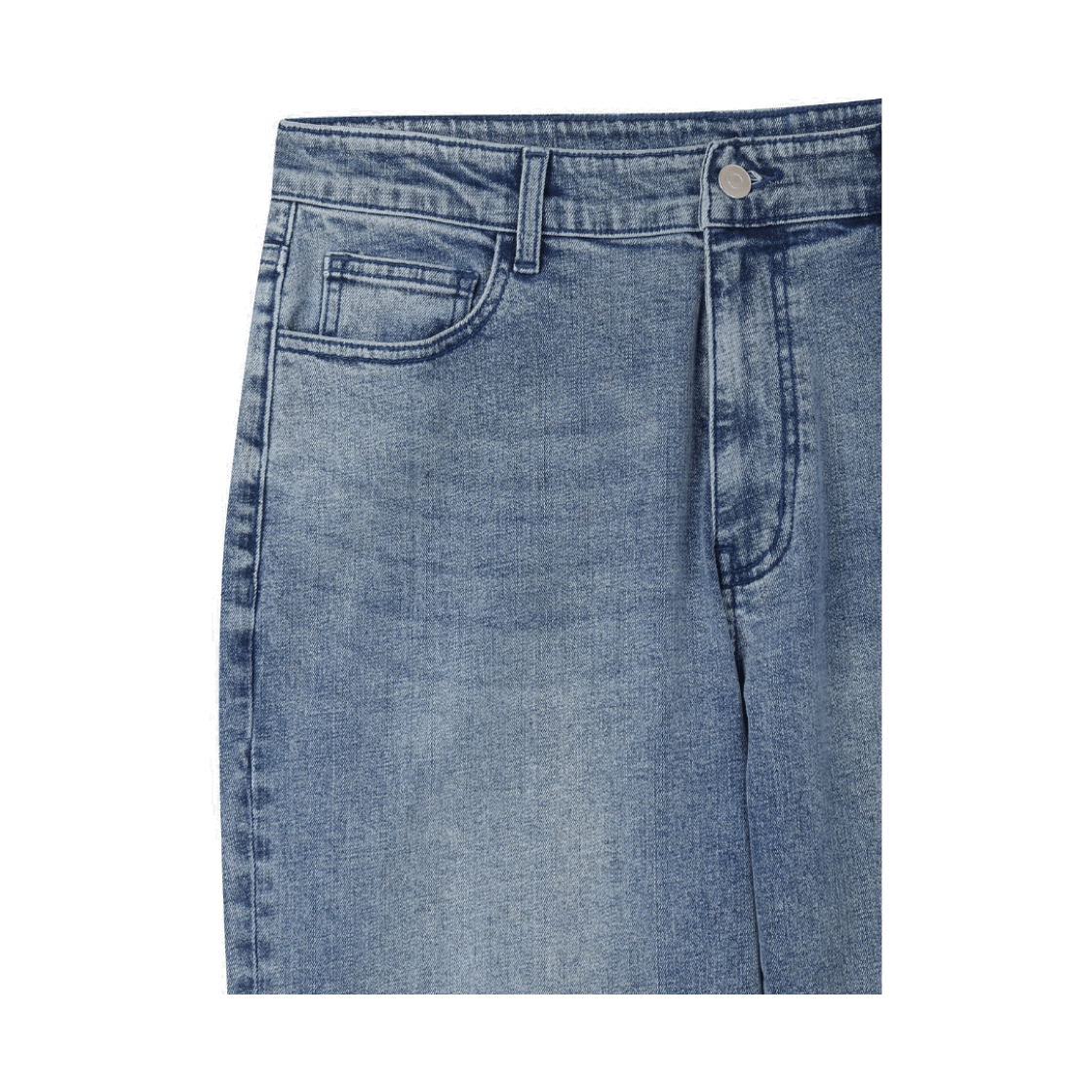 24/7 시리즈 세미 와이드 스트레이트 데님 블루(24/7 series Semi-Wide Straight Denim Blue) - 4
