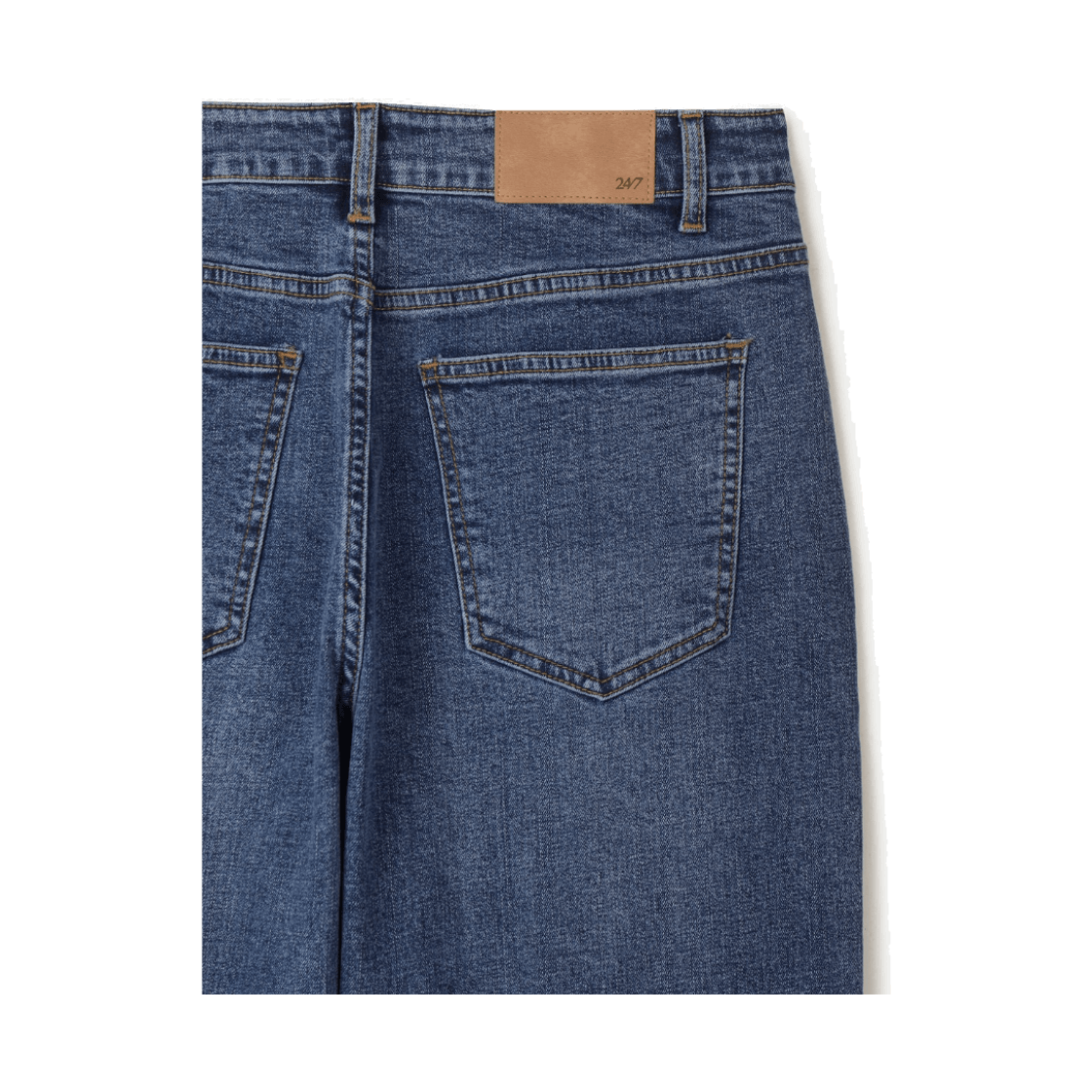24/7 시리즈 세미 와이드 스트레이트 데님 다크 네이비(24/7 series Semi-Wide Straight Denim Dark Navy) - 5