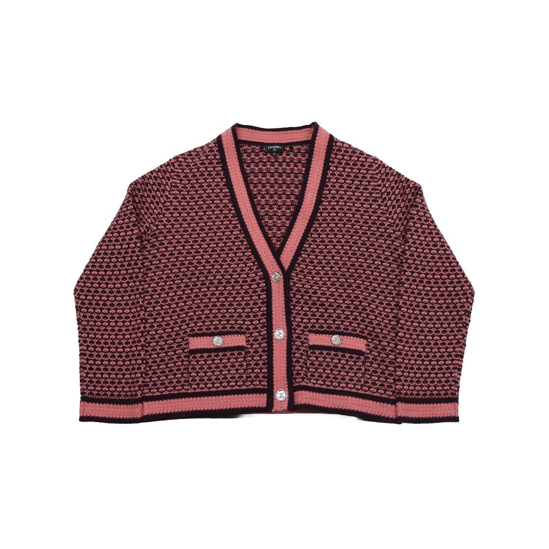 IT92ATCWQKQ5 Chanel Two-Pocket Cashmere Cardigan