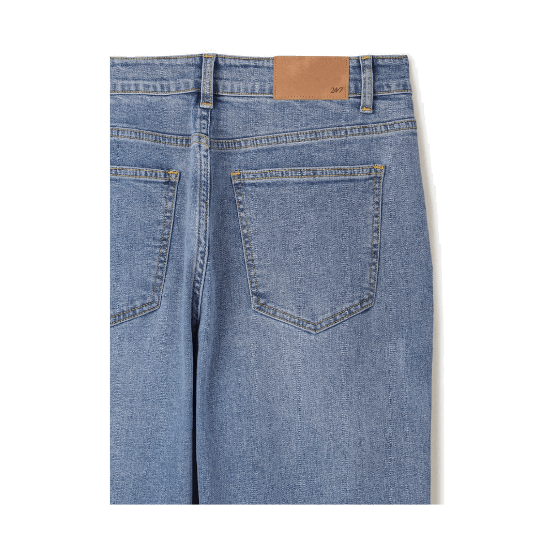 24/7 시리즈 세미 와이드 스트레이트 데님 라이트 블루(24/7 series Semi-Wide Straight Denim Light Blue) - 5