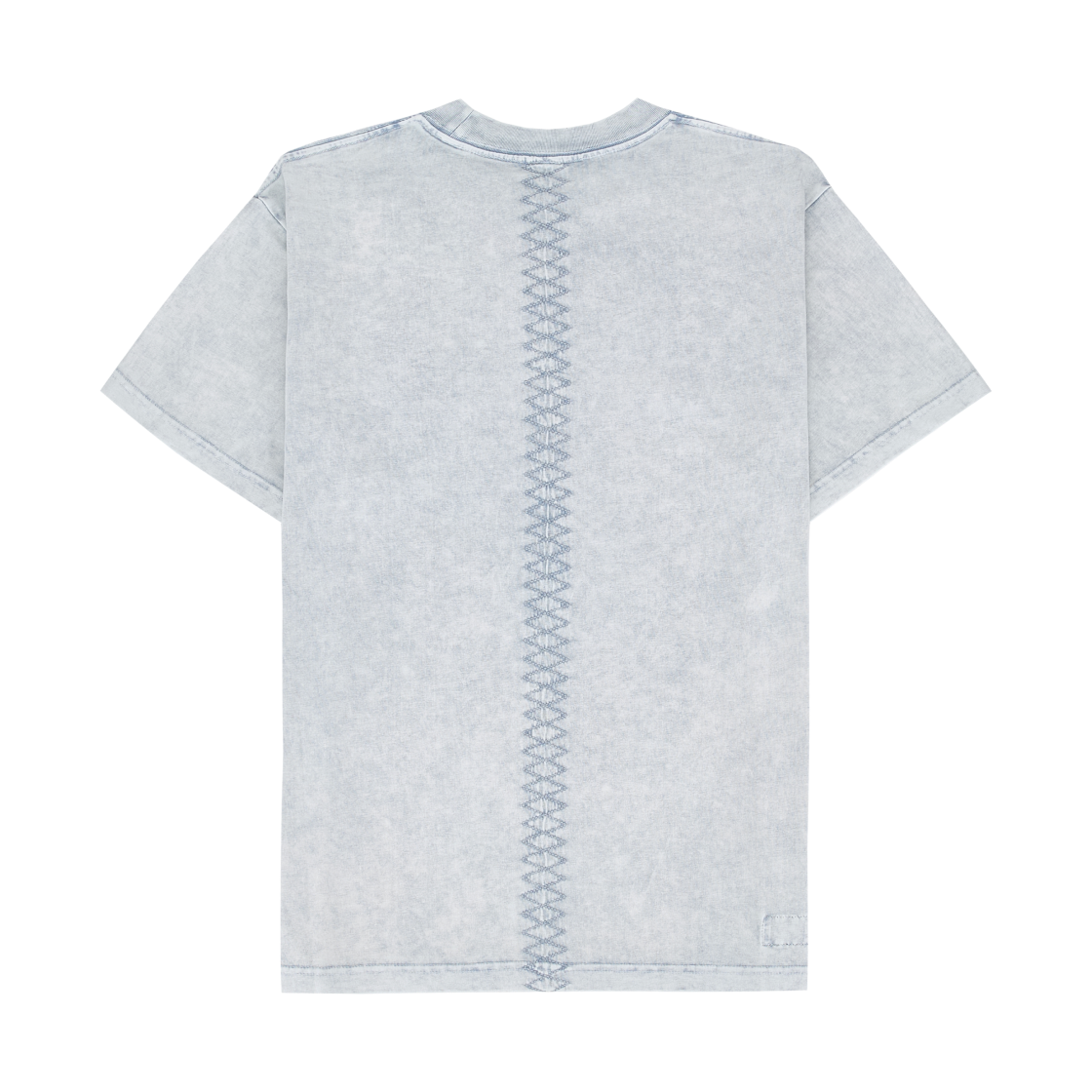 미스치프 롬버스 워시드 베이직 티셔츠 블리치드 라이트 블루(Mischief Rhombus Washed Basic T-Shirt Bleached Light Blue) - 2