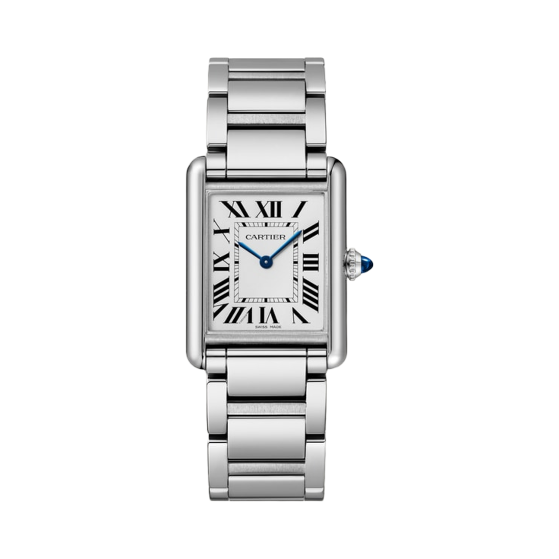 까르띠에 탱크 머스트 솔라비트 워치 33.7mm 스몰 쿼츠 스틸 실버(Cartier Tank Must Solarbeat Watch 33.7mm Small Quartz Steel Silver) - 1