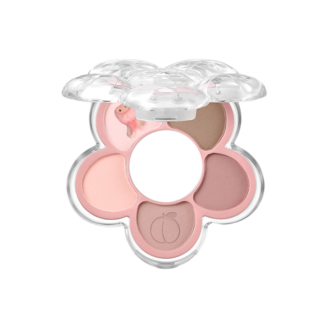 어뮤즈 x 몬치치 꽃 아이 팔레트 06 다우니 무화과(Amuse x Monchhichi Flora Eye Palette 06 Downy Fig)