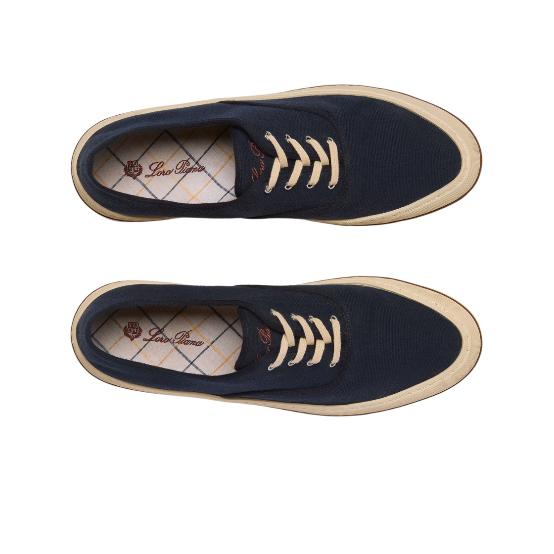 로로 피아나 난터켓 워크 스니커즈 블루 네이비(Loro Piana Nantucket Walk Sneakers Blue Navy) - 2