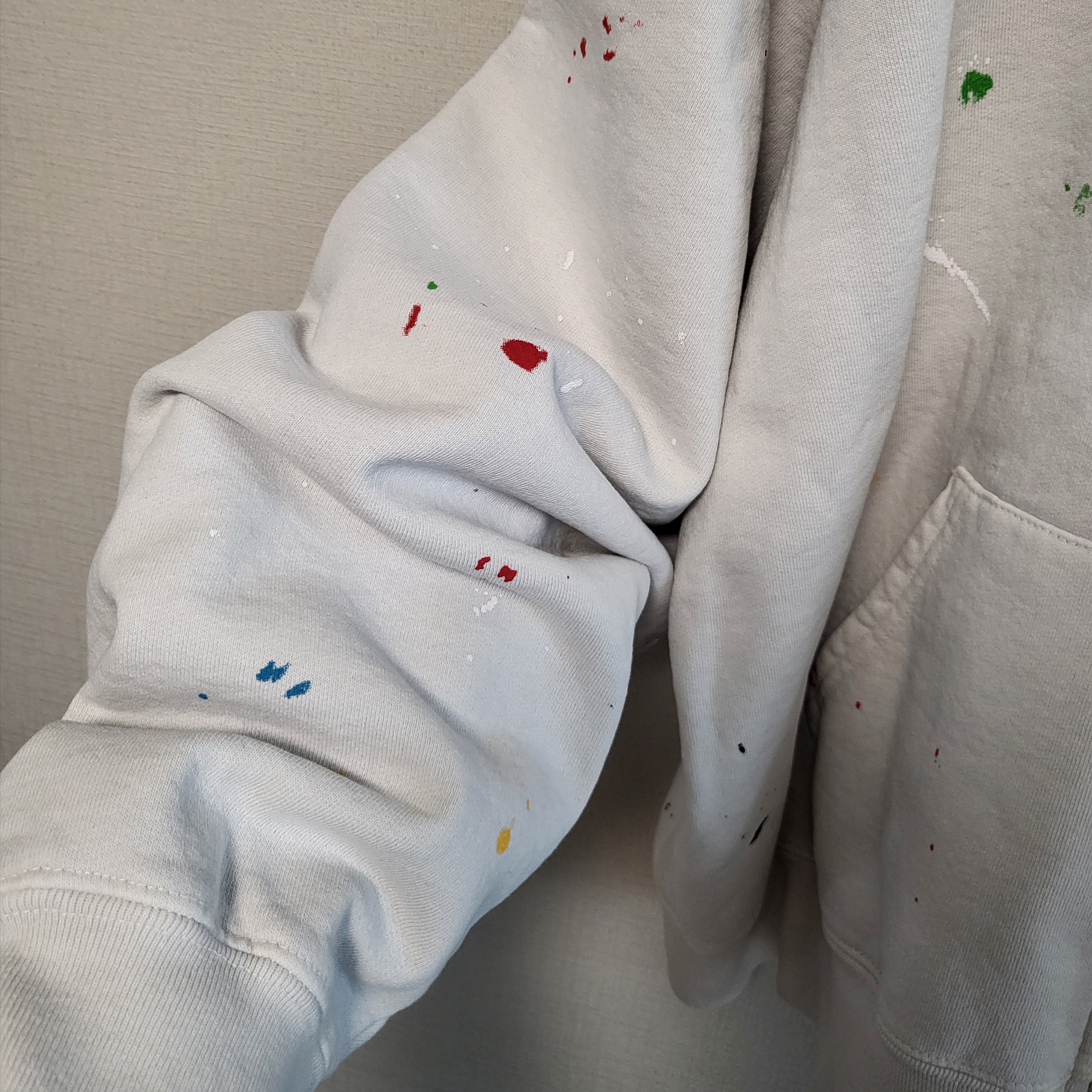Supreme x MM6 Maison Margiela Box Logo Zip Up Hooded Sweatshirt White - 26SS 착용 스타일 - 2