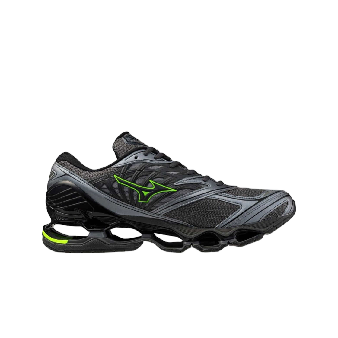 D1GA333709 Mizuno Wave Prophecy LS Dark Grey Dark Grey Yellow