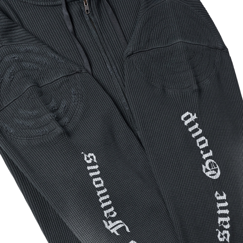 인세인개러지 투어 패디드 와플 후디 - 차콜(INSANE GARAGE Tour Padded Waffle Hoodie_Charcoal) - 4