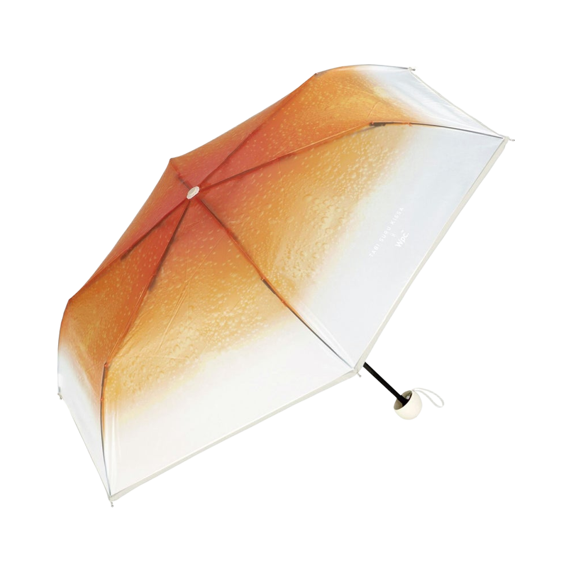 WPC x 타비 스루 킷사 크림 소다 폴딩 파라솔 오렌지(WPC x Tabi Suru Kissa Cream Soda Folding Parasol Orange) - 2