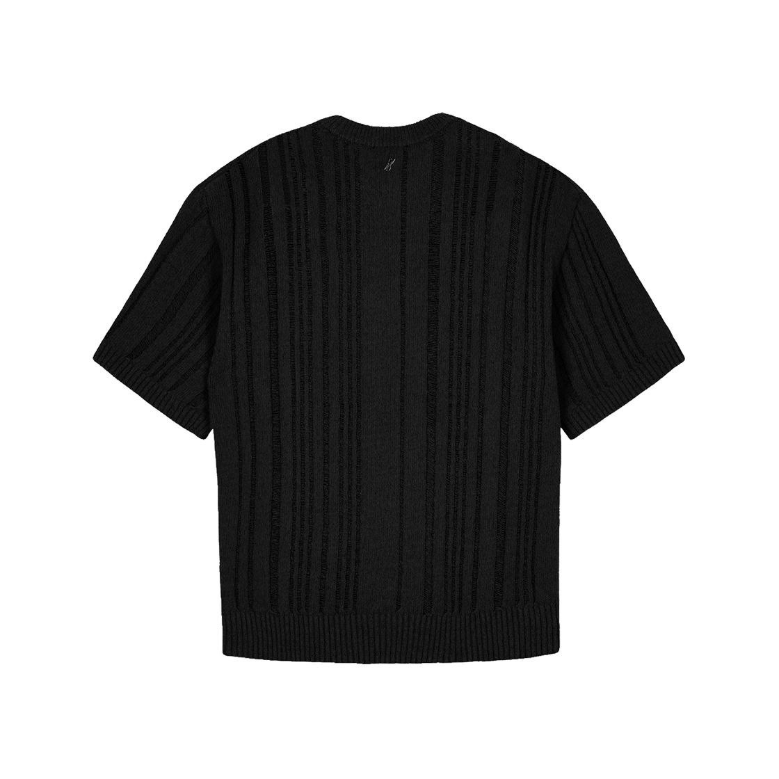 지오송지오 컬렉션 디스트레스드 크루넥 니트 블랙 BI3KT315BK(ZIOSONGZIO COLLECTION Distressed Crewneck Knit Black) - 2