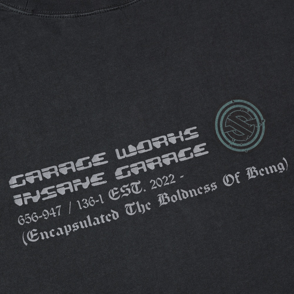 인세인개러지 모즈 티셔츠 - 빈티지 블랙(INSANE GARAGE Mods T-Shirt_Vintage Black) - 6