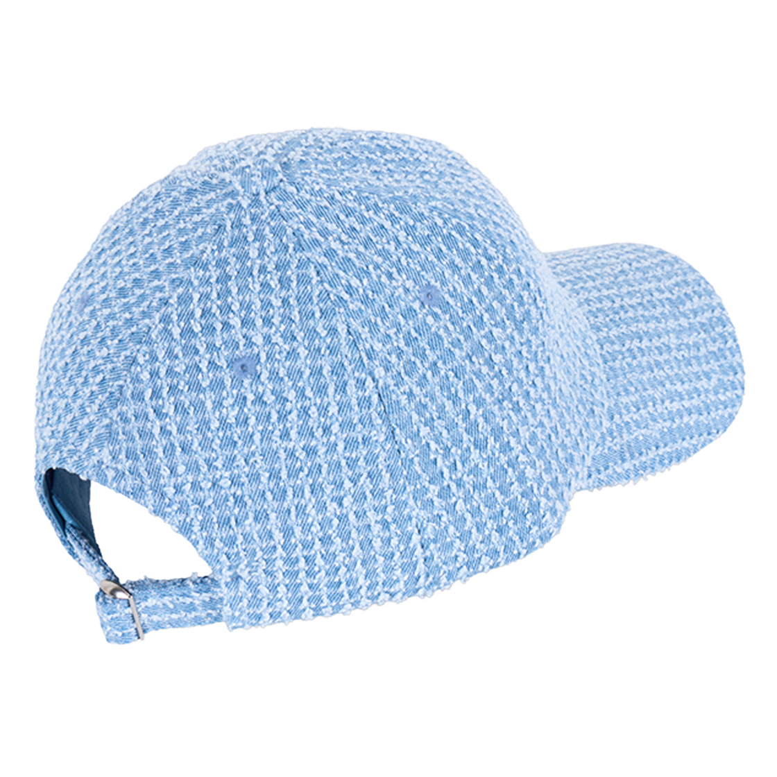지오송지오 컬렉션 시그니처 부클 데님 볼캡 라이트 블루 BI2CP206LB(ZIOSONGZIO COLLECTION Signature Boucle Denim Ball Cap Light Blue) - 2