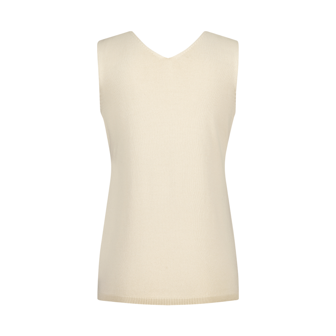 쥬키프 코튼 X-레이어드 탑 에크루(Juukiff X-Layered V-Neck Top In Cotton Ecru) - 2