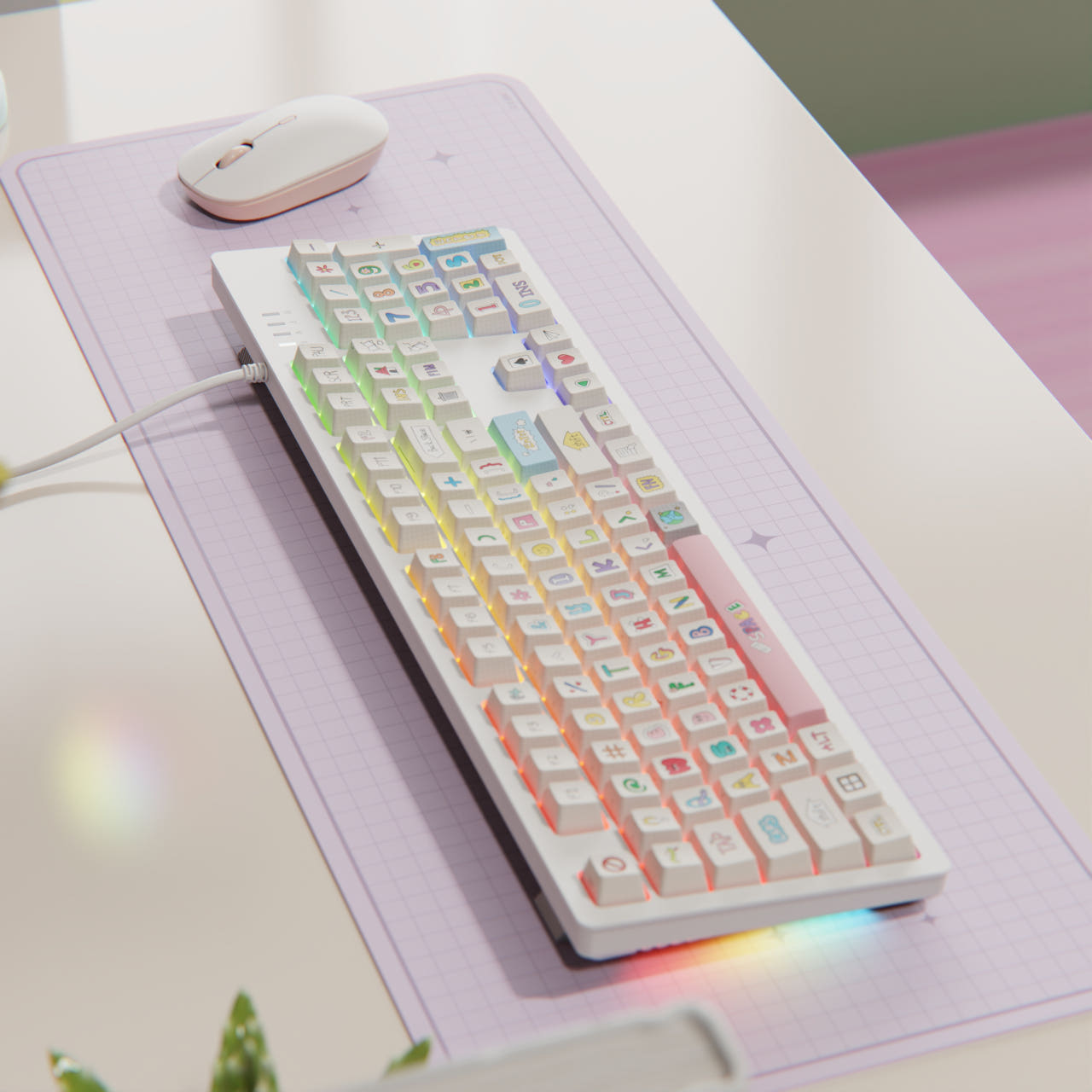시이닷 다이어리 유선 LED 기계식 키보드(C.e.dot Diary Wired LED Mechanical Keyboard) - 6