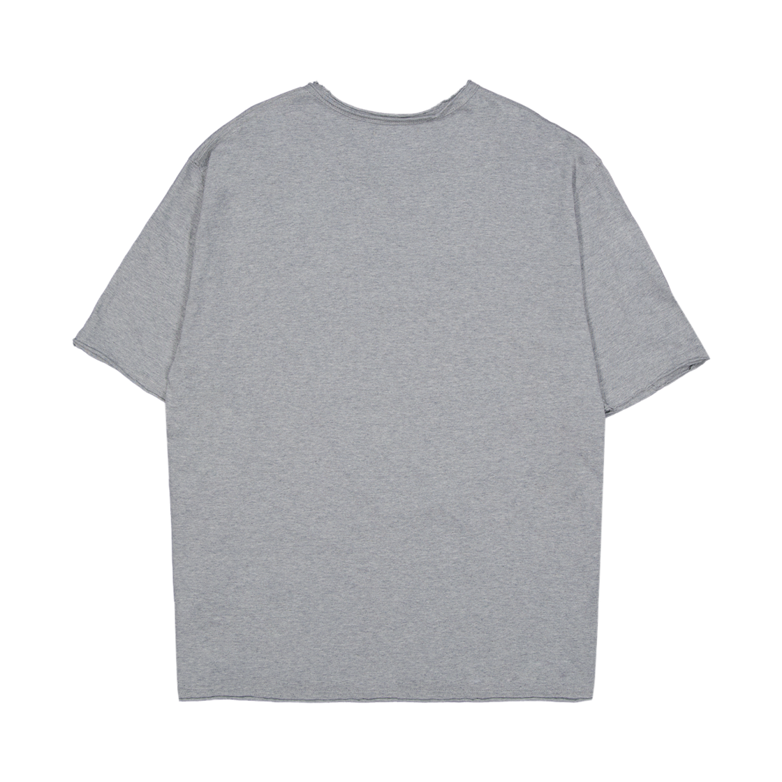 언더마이카 페이디드 코어 집 하프 슬리브 멜란지 그레이(Undermycar Faded Core Zip Half Sleeve Melange Gray) - 2