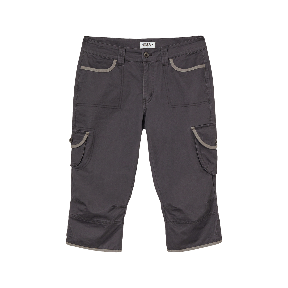 [오프라인 전용] 에이이에이이 우먼 카프리 카고 팬츠 차콜 - 26SS([오프라인 전용] AEAE Women Capri Cargo Pants Charcoal - 26SS) - 1