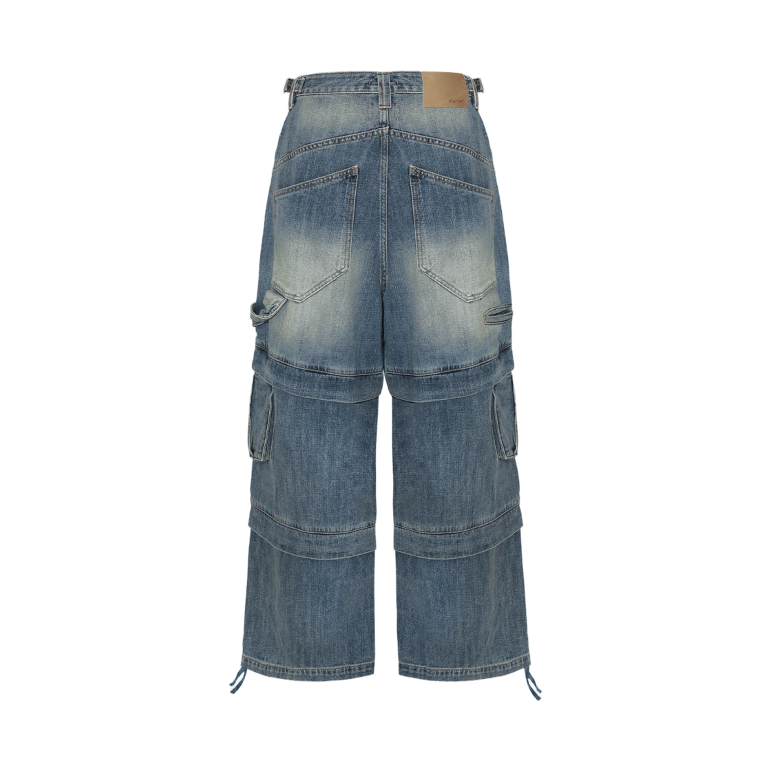 카미엔 타이탄 배기 데님 팬츠 블루(Kamien Titan Baggy Denim Pants Blue) - 2