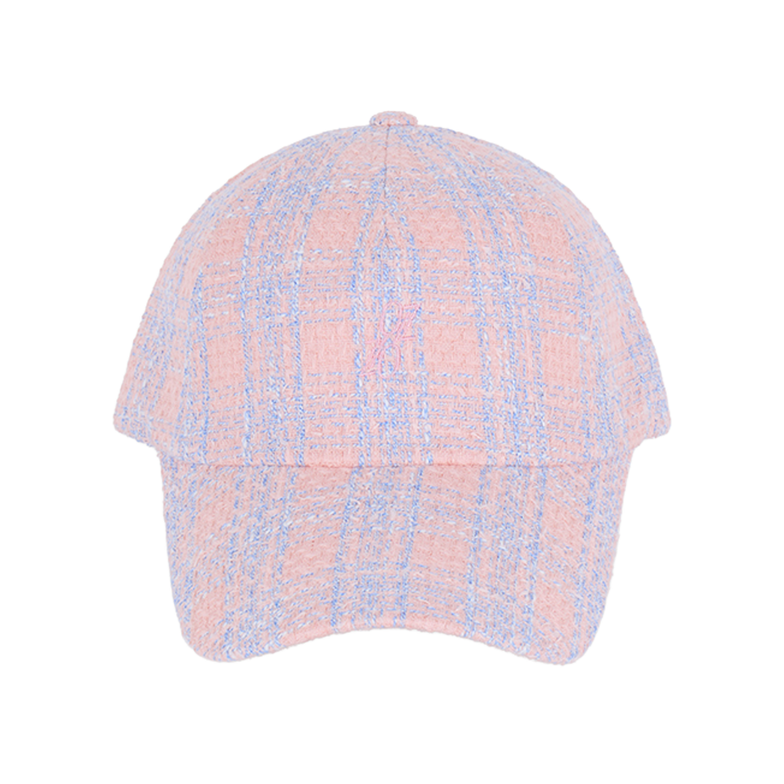 지오송지오 컬렉션 시그니처 트위드 체크 볼캡 핑크 BI2CP204PK(ZIOSONGZIO COLLECTION Signature Tweed Check Ball Cap Pink) - 1
