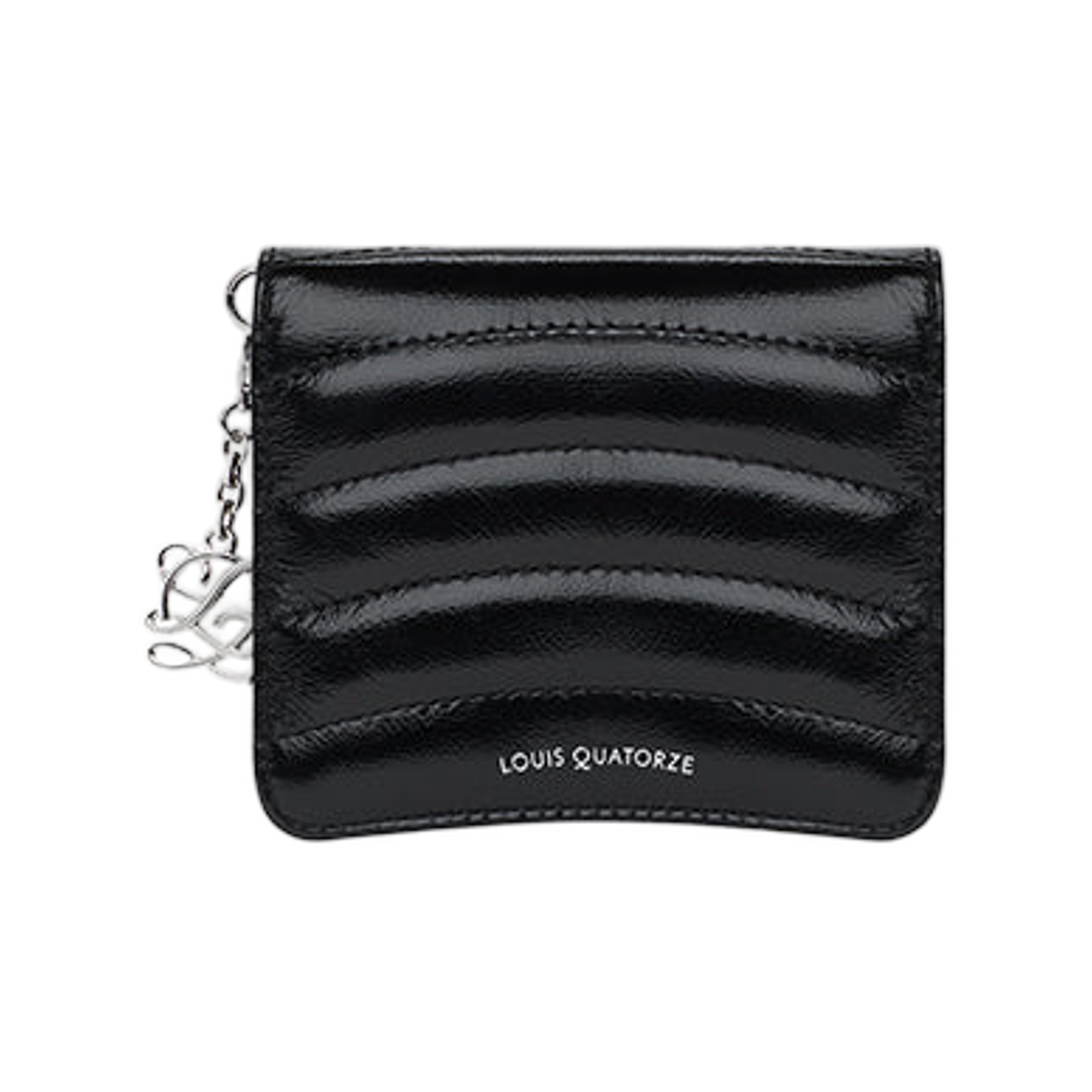 LLSS3QT03FF7BL0171 Louis Quatorze Eileen Mini Half Wallet Black