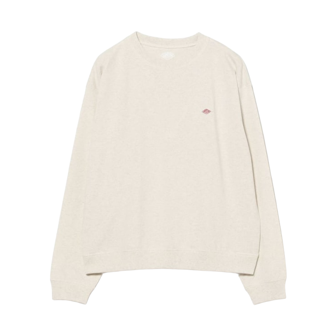 (W) 단톤 롱슬리브 스웨트 티셔츠 헤더 아이보리((W) Danton Long Sleeve Sweat T-Shirt Heather Ivory)
