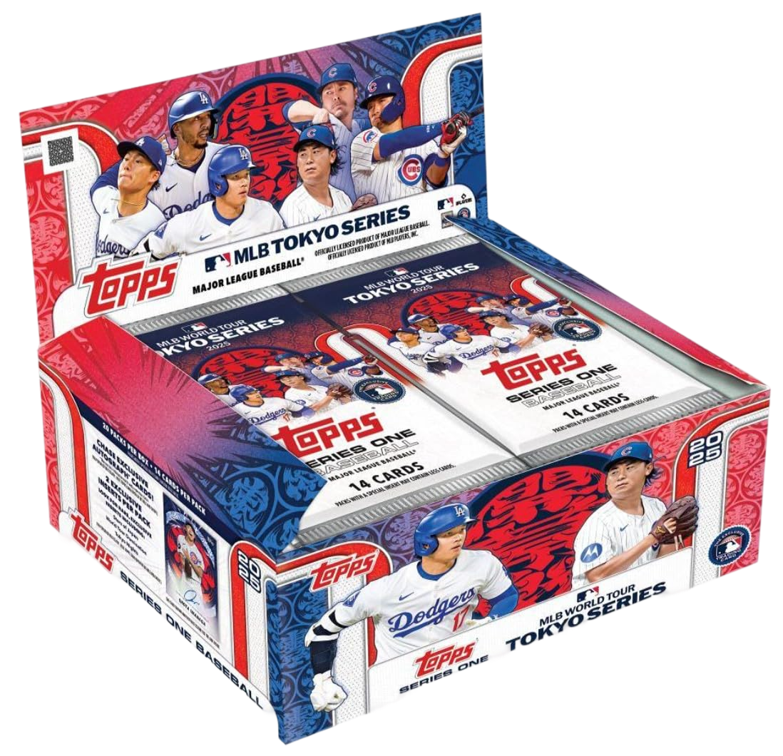 탑스 베이스볼 시리즈 1 베이스볼 MLB 월드 투어 도쿄 시리즈 익스클루시브 (20팩/일어판)(Topps Baseball Series 1 MLB World Tour Tokyo Series Exclusive Box (Pack of 20/Japanese Ver.))