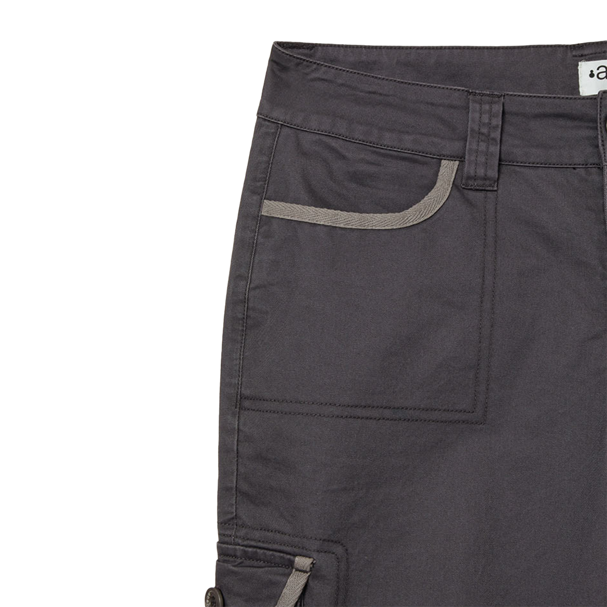 [오프라인 전용] 에이이에이이 우먼 카프리 카고 팬츠 차콜 - 26SS([오프라인 전용] AEAE Women Capri Cargo Pants Charcoal - 26SS) - 3