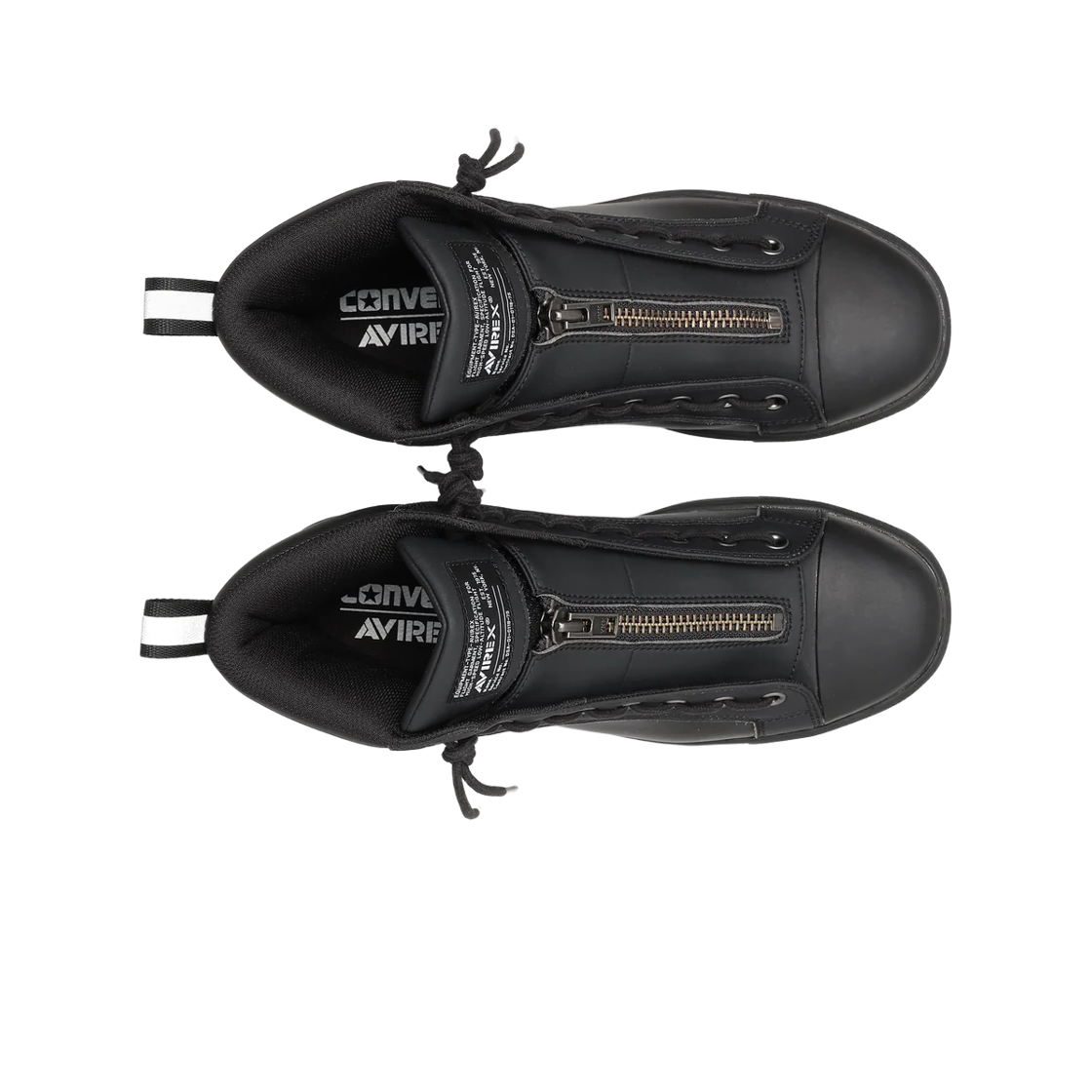 컨버스 x 아비렉스 올스타 PS 2 센터 집 하이 블랙(Converse x Avirex All Star PS II Center Zip Hi Black) - 2