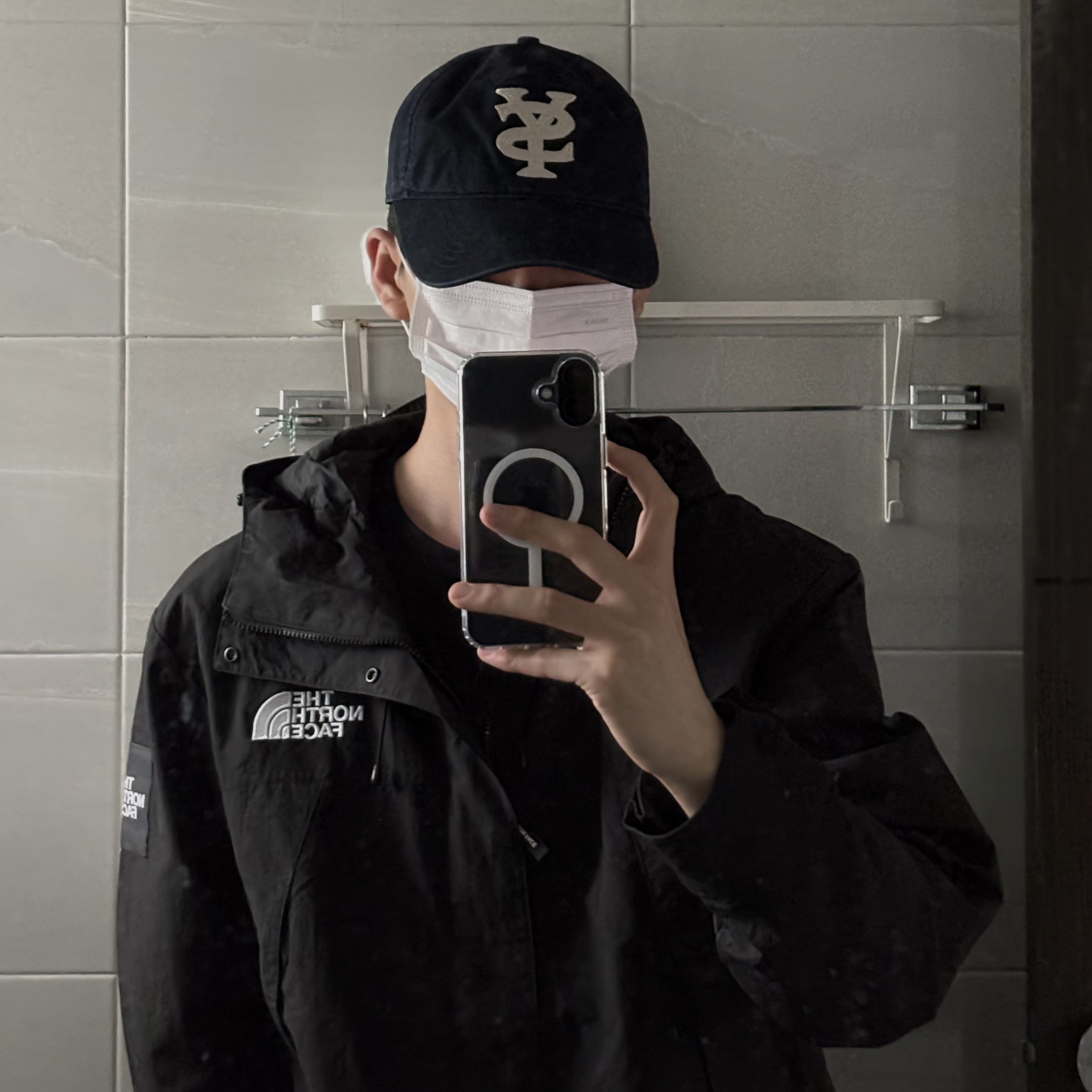 Sunday Ceremony Sy Logo 5 Panel Cotton Cap - Navy, The North Face White Label Martis Jacket Black 착용 스타일