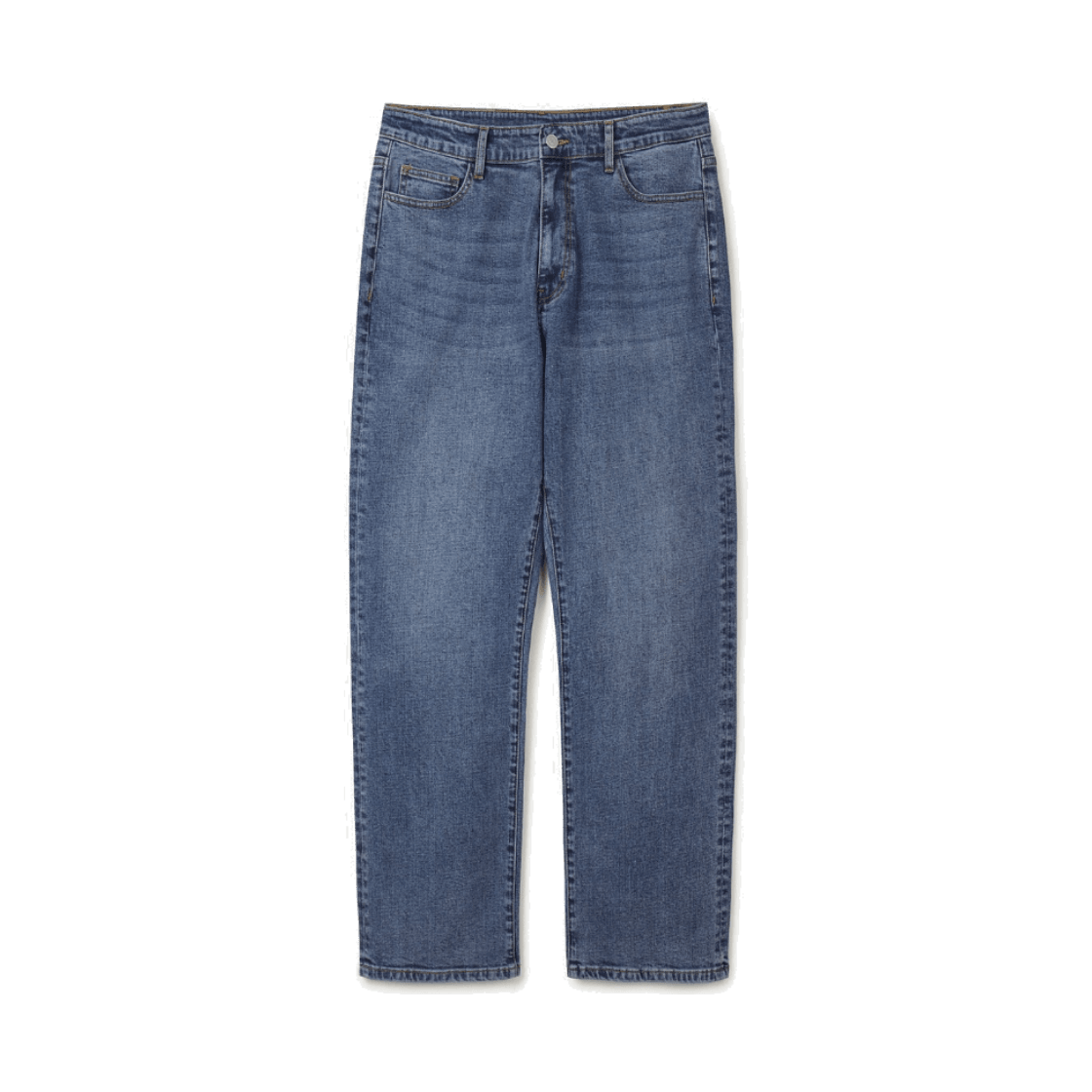 24/7 시리즈 세미 와이드 스트레이트 데님 다크 네이비(24/7 series Semi-Wide Straight Denim Dark Navy) - 1