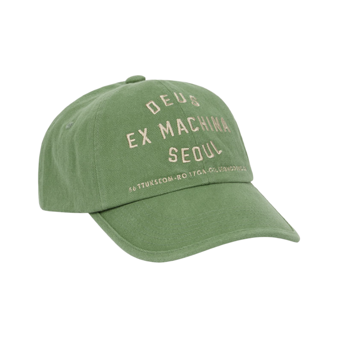 [6% 적립] 데우스 엑스 마키나 엠블럼 컬리지 어드레스 캡 그린([6% 적립] Deus Ex Machina Emblem College Address Cap Green)