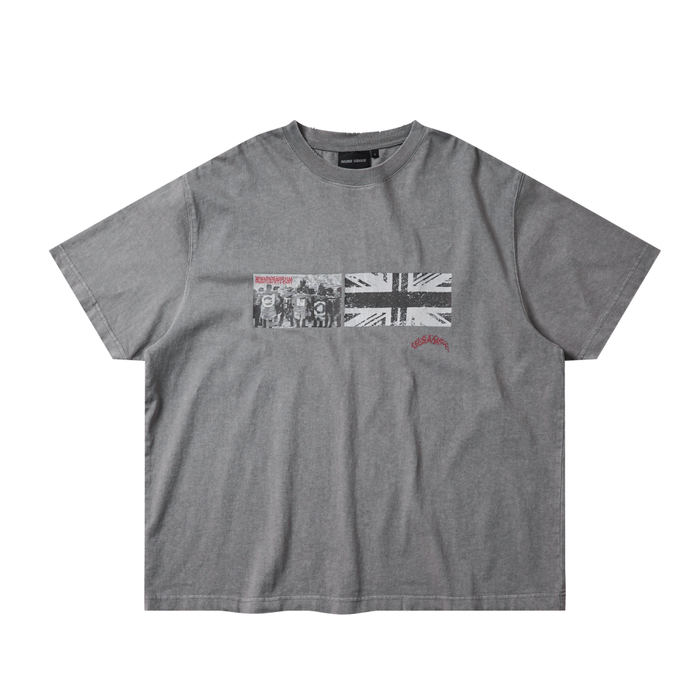 인세인개러지 모즈 티셔츠 - 차콜(INSANE GARAGE Mods T-Shirt_Charcoal)