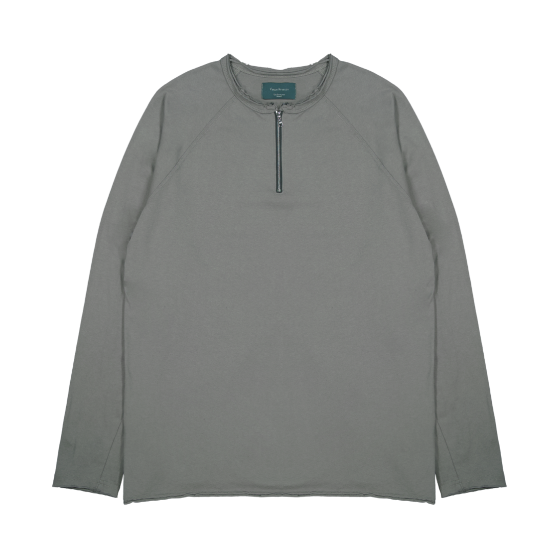 언더마이카 페이디드 코어 집 롱 슬리브 애쉬 그레이(Undermycar Faded Core Zip Long Sleeve Ash Gray) - 2