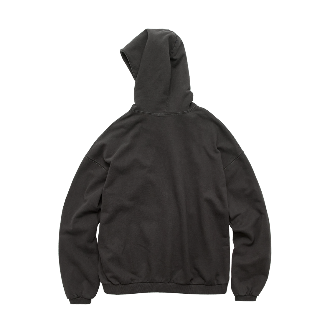 [더블적립] 폴리테루 휴먼인덱스 휴먼 오버다이드 집 후디 다크 브라운([더블적립] Polyteru Human Index Human Overdyed Zip Hoodie Dark Brown) - 2